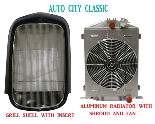 1932 ford grill - grill, shell