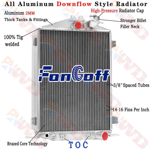 3row aluminum radiator fit - 3row,